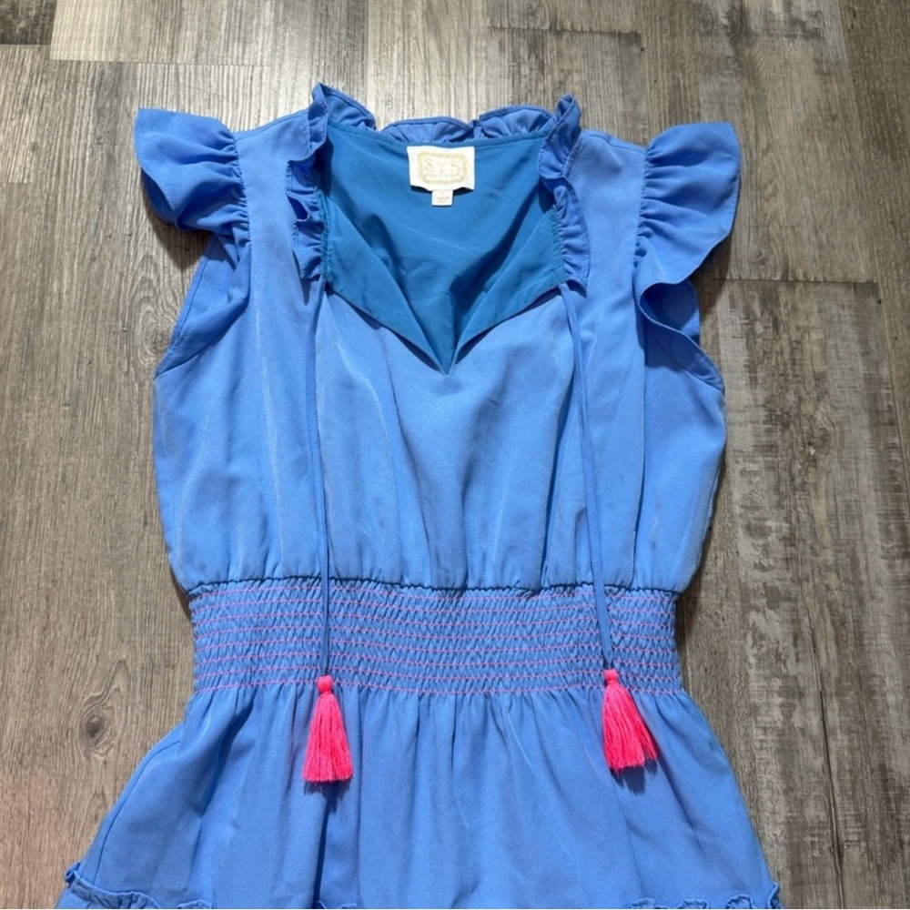 Sail to Sable sleeveless tiered ruffle dress size L. - Picture 4 of 4